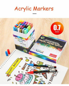 Acrylic Paint Pens 36 Colors Marker - The Shopsite