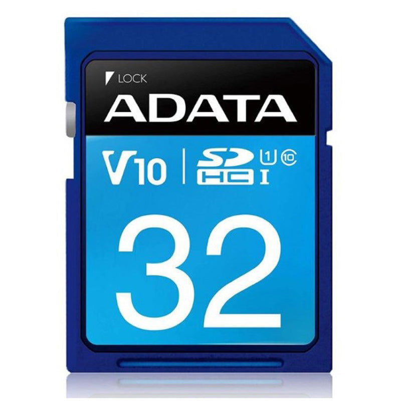 ADATA Premier 32GB SDHC UHS-I U1 Memory Card (ASDH32GUICL10-R) SD Card - The Shopsite
