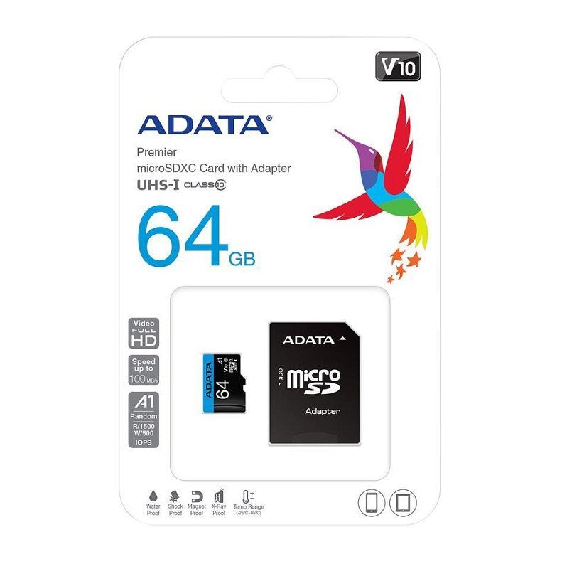 ADATA Micro Sd Card 64Gb - The Shopsite