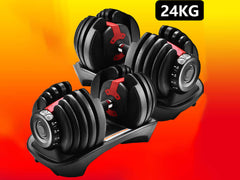 Adjustable Dumbbells 24Kg X 2 pcs - The Shopsite