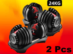 Adjustable Dumbbells 24Kg X 2 pcs - The Shopsite