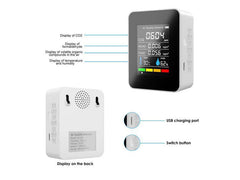 CO2 Detector Monitor Ppm Quality Indoor Air - The Shopsite