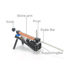 2Nd Gen Professional Fix-Angle Knife Sharpener Edge Sharpening With Stones - The Shopsite