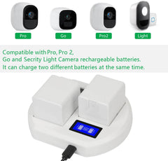 Dual USB Battery Charger for Arlo Pro 2 & Arlo Go - The Shopsite