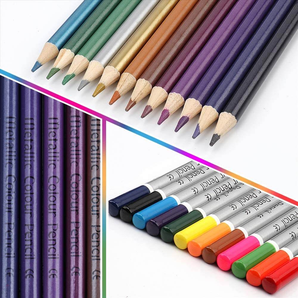 Colour Pencil Set Drawing Colouring Artist Art Tool Pack Of 60 - The Shopsite