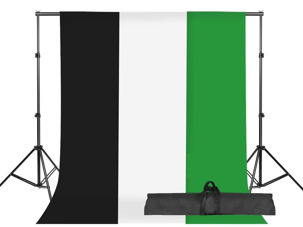 Premium Photography Studio Set With 3 X Backdrops - The Shopsite