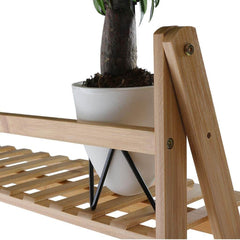 3 Tier Foldable Bamboo Deco Plant Rack - The Shopsite