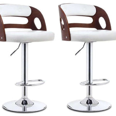 Bar Stools Bar Stools Retro Chair Footrest With Pu Seat - The Shopsite