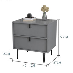 Luxury Bedside Table With Drawer Grey Colour - The Shopsite
