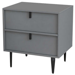 Luxury Bedside Table With Drawer Grey Colour - The Shopsite
