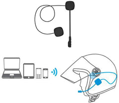 Wireless Bluetooth Motorcycle Helmet Headset Headphone - The Shopsite