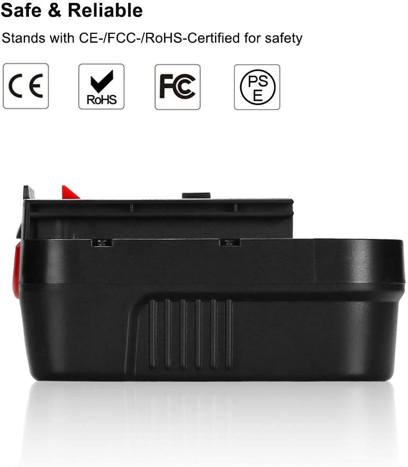 Replacement Battery for Black and Decker 18V - The Shopsite