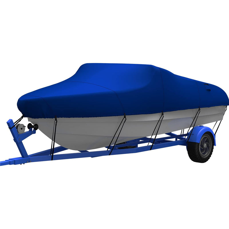 Boat Cover Heavy Duty  Trailerable Boat Cover 12Ft to 14FT Blue
