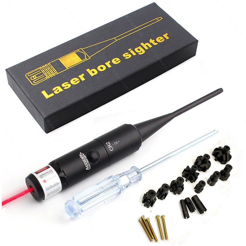 Red Laser Bore Sighter Kit For .177 to .50 Caliber Scope Handgun Rifle