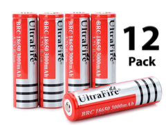 18650 Rechargeable Battery 12Pcs - The Shopsite