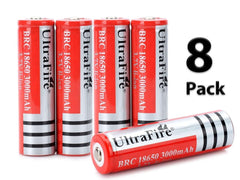 18650 Rechargeable Battery 8Pcs - The Shopsite