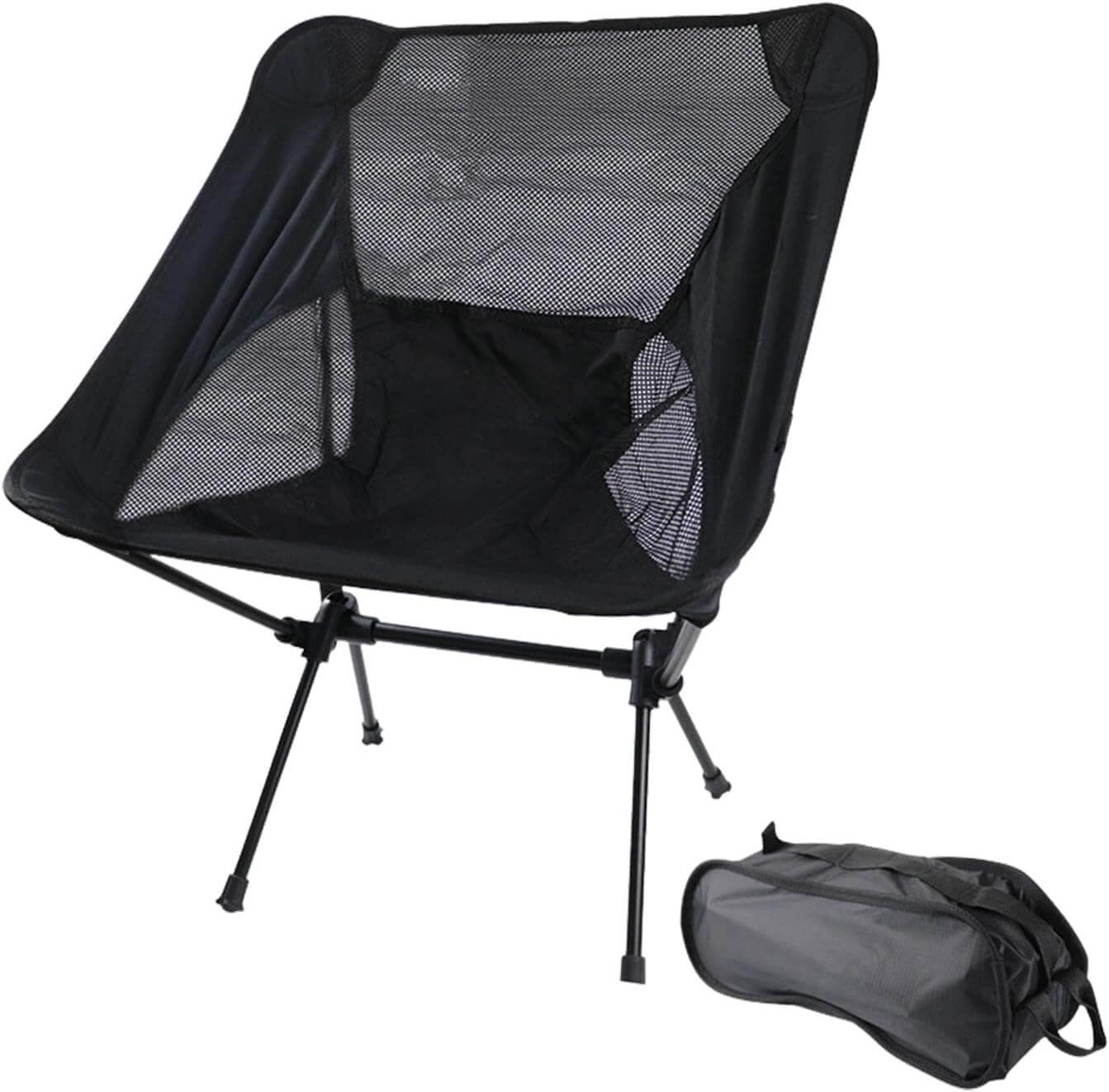 Camping Chair/Outdoor Folding Chair-Black - The Shopsite