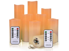 Flameless Candles Battery Operated With Remote - The Shopsite