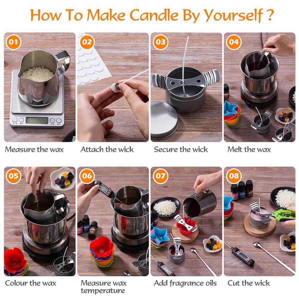 Candle Making Kit Candle Making Supplies DIY Candle Craft Tools - The Shopsite