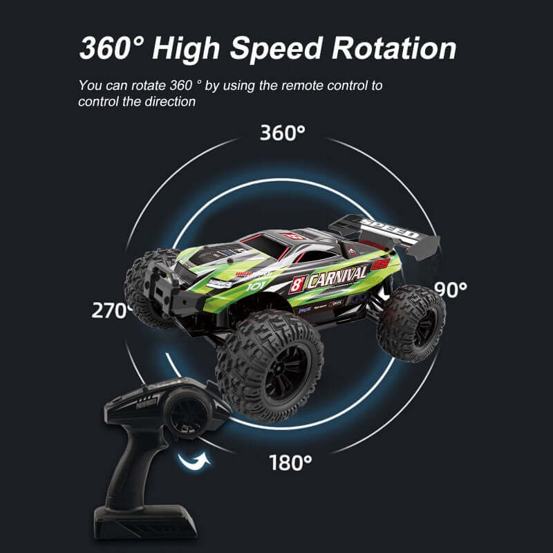 Brushless 35+ kmh 4WD Electric High Speed RC Truggy Off-Road 1:18 Best Toy Gift - The Shopsite