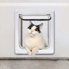 Cat Door Waterproof 4-Way to Lock - The Shopsite