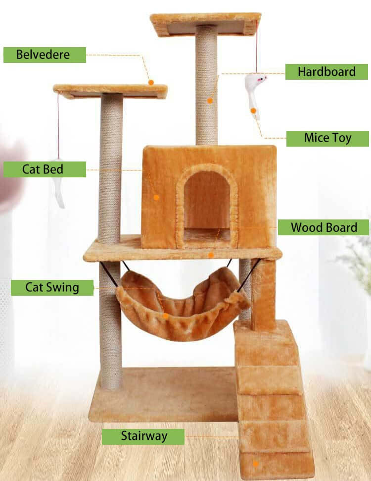 Cat Tree Climbing Scratching Column - The Shopsite