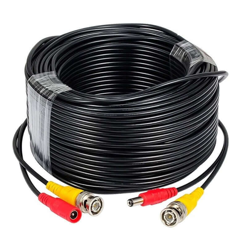 CCTV Cable 10M Bnc Video Power Cable/Wire For Security Camera, CCTV, Dvr, Surveillance System, Plug & Play - The Shopsite