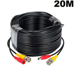 Cctv Cable 20M Bnc Video Power Cable/Wire For Security Camera, Cctv, Dvr, Surveillance System - The Shopsite