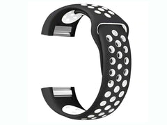 Fitbit Charge 2 Strap Black/White - The Shopsite