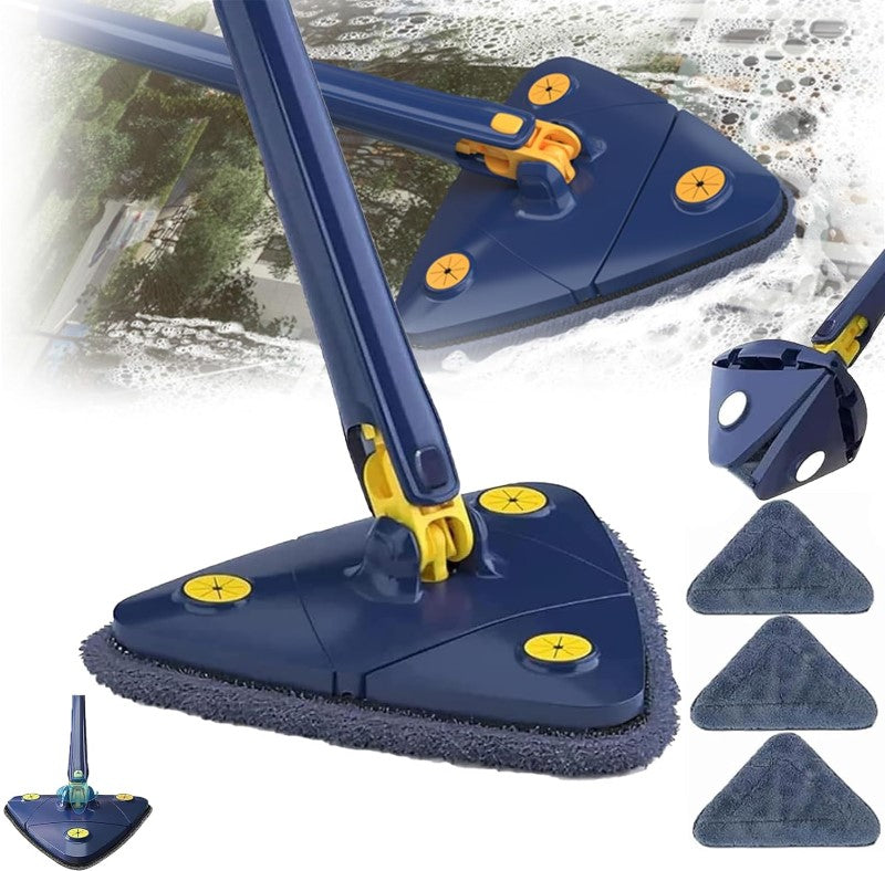 Telescopic Triangle Mop 360 Rotatable Spin Cleaning Mop Adjustable