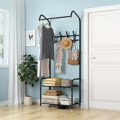 Cloth Rack Garment Rack Garment Clothes Holder Hanger Floor Stand Organizer - The Shopsite