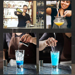 Cocktail Shaker Set Set Maker Mixer Martini Bar Home Party Bartender Kit Rack - The Shopsite