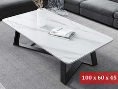 Coffee Table Marble Texture Modern Stone - The Shopsite