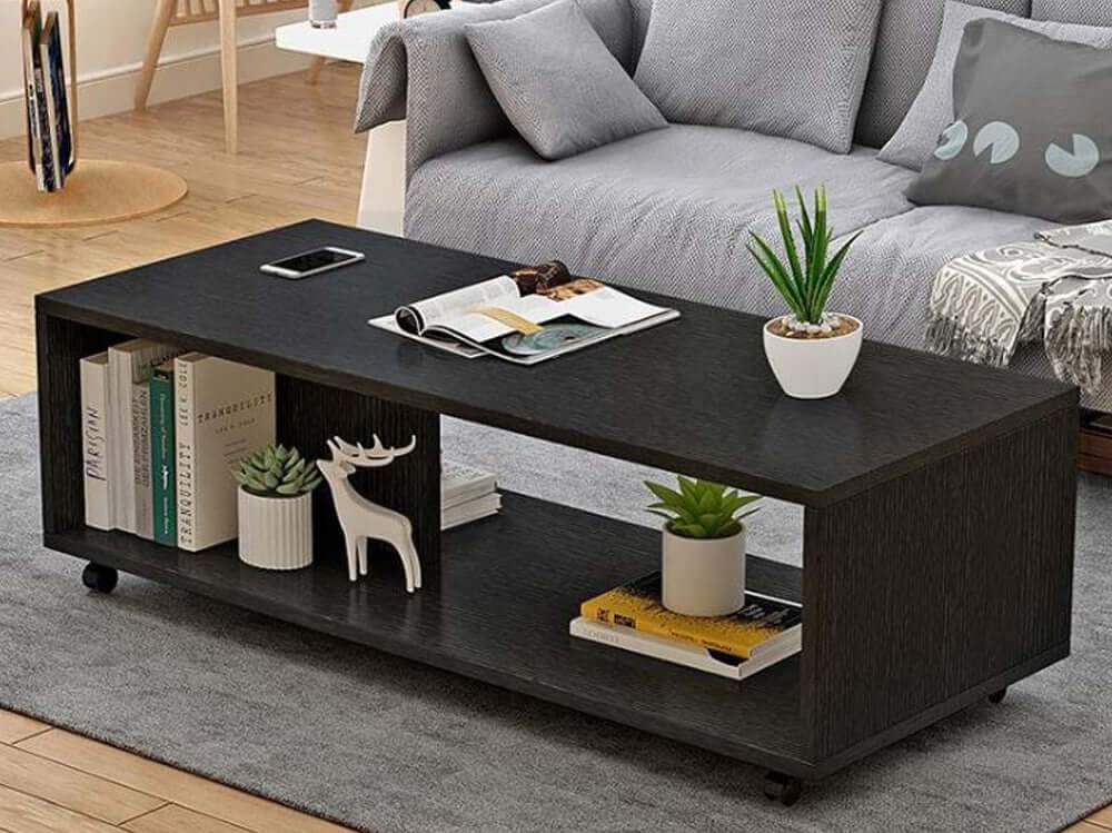 Coffee Table with wheels - The Shopsite
