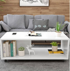 Coffee Table 120cm with Wheels - The Shopsite