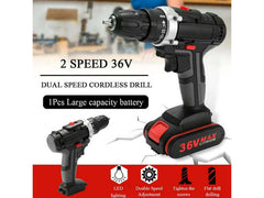 Cordless Drill Electric Screwdriver - The Shopsite