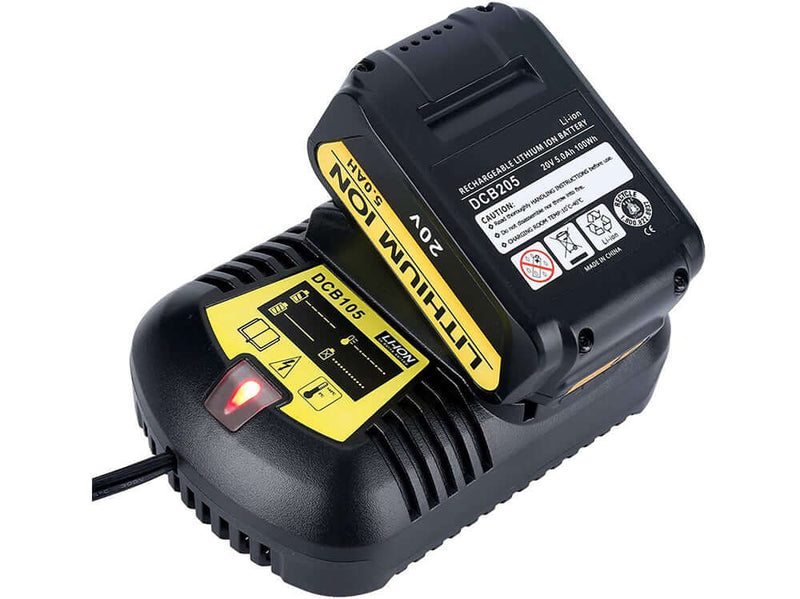 Dewalt battery charger DCB105 Battery 5000 mAh Replacement - The Shopsite