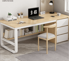 Computer Desk 140cm with 3 Drawers - The Shopsite