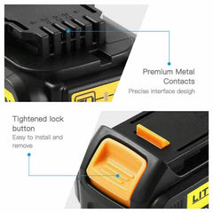 Battery For Dewalt DCB205 battery 5000mAh Replacement - The Shopsite