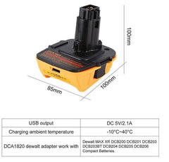 Dewalt Battery Adapter Converter Repalcement - The Shopsite