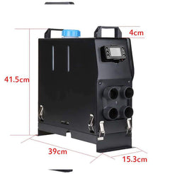 8Kv 12V Portable Diesel Air Heater Tank Lcd Silencer - The Shopsite