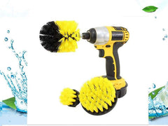 Drill Brush Attachment Set Power Scrubber Brush Cleaning Kit 3pcs - The Shopsite