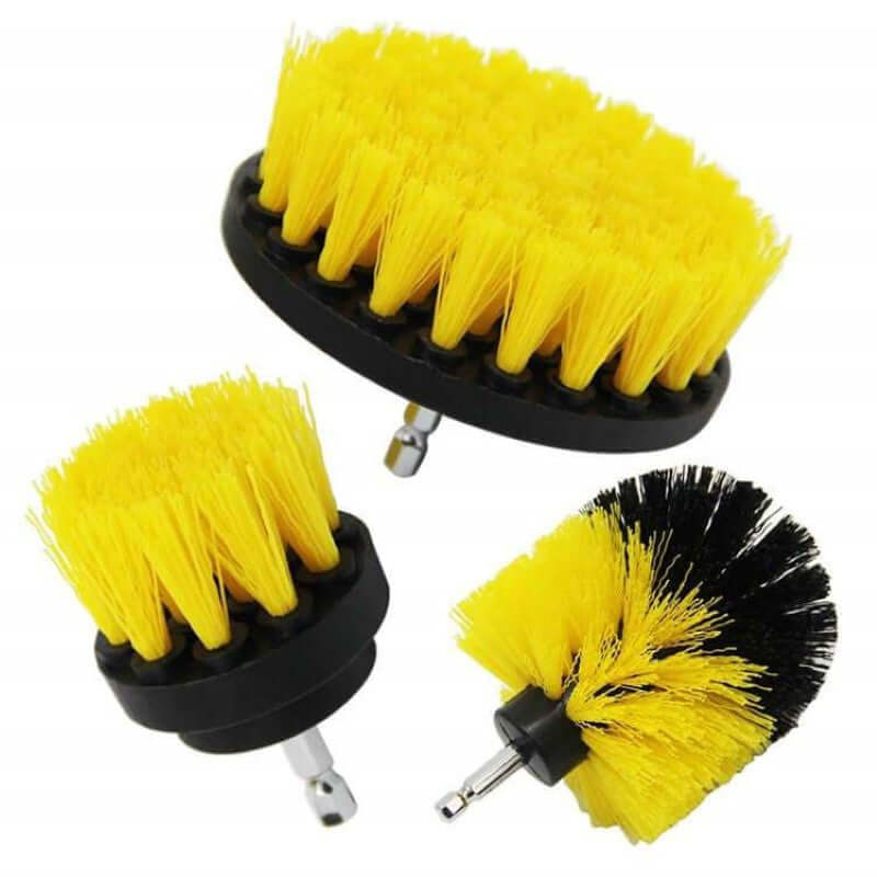 120Pc Car Cleaning Kit Interior Detailing Wash Brushes Drill