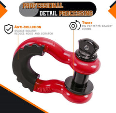 D Ring Shackle for Off-Road Vehicle Recovery