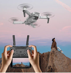 Drone with Camera Grey 4K Professional HD Camera WIFI FPV RC Quadcopter Fordable Helicopter - The Shopsite
