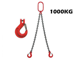2 Leg Lifting Chain 1 Meter 1000Kg Capacity - The Shopsite