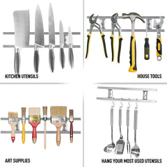 Dual Magnetic Knife Holder Rack - The Shopsite