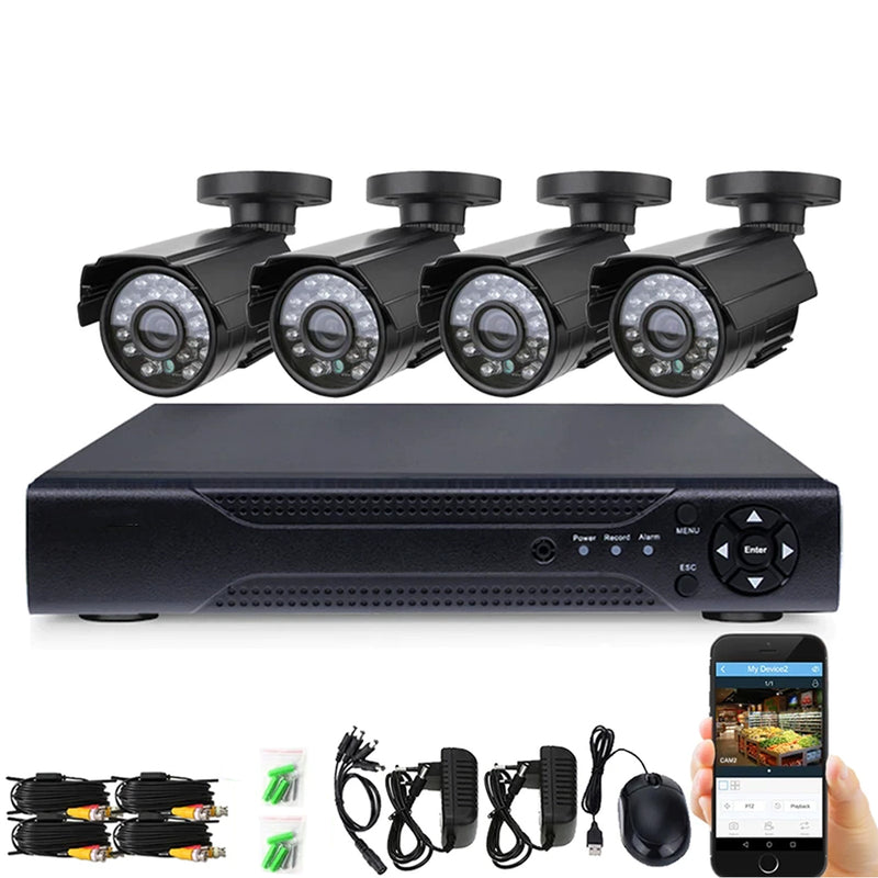 Security Camera System 4 Channel with 1TB Storage - The Shopsite