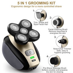 Electric Shaver Men Grooming Kit 5 in 1 - The Shopsite