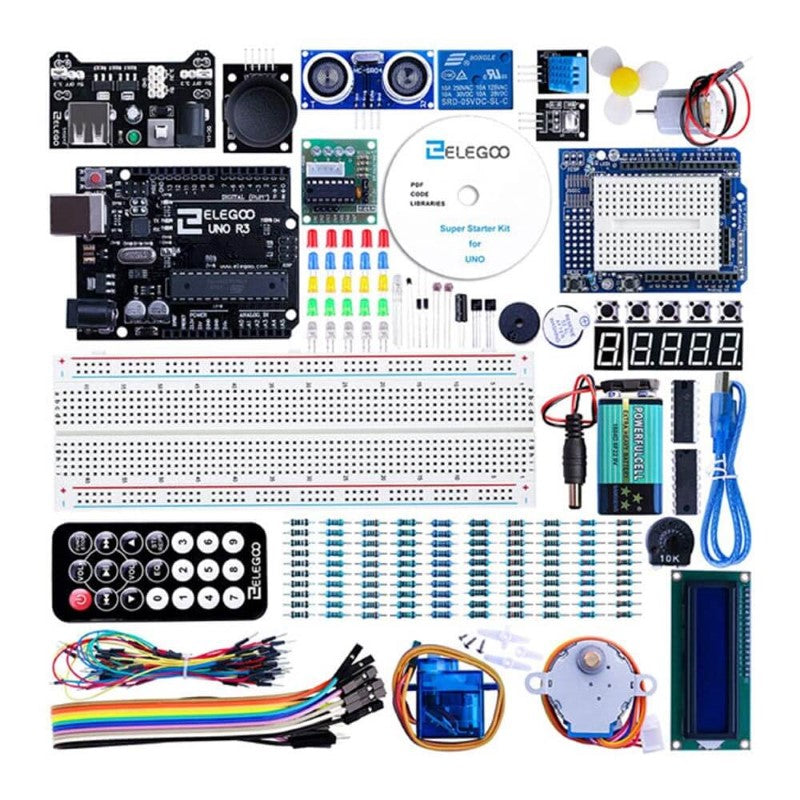 UNO Project Super Starter Kit with Tutorial and UNO R3 Compatible Arduino IDE - The Shopsite